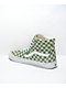 Vans Sk8-Hi Checker Light Green & White Skate Shoes
