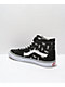 Vans Sk8-Hi Print Black & White Skate Shoes - Thumbnail image 2 of 5