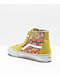 Vans Sk8-Hi Psychedelic Resort Yellow Skate Shoes - Thumbnail image 2 of 4