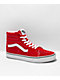 Vans Sk8-Hi Racing Red & White Skate Shoes - Thumbnail image 1 of 4