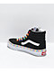 Vans Sk8-Hi Rainbow Checkered Black Skate Shoes - Thumbnail image 2 of 4