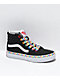 Vans Sk8-Hi Rainbow Checkered Black Skate Shoes - Thumbnail image 1 of 4