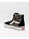 Vans Sk8-Hi Rose Dreams Black Skate Shoes - Thumbnail image 2 of 4