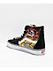 Vans Sk8-Hi Santa Flame Black Skate Shoes - Thumbnail image 2 of 4