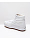 Vans Sk8-Hi Stacked Zapatos de plataforma blancos 