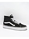 Vans Sk8-Hi Tapered Black & White Canvas Skate Shoes - Thumbnail image 1 of 4