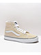 Vans Sk8-Hi Tapered Checkered Foxing Turtledove Skate Shoes