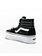 Vans Sk8-Hi Tapered Stackform Black & White Platform Shoes - Thumbnail image 2 of 5