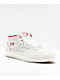 Vans Skate Half Cab Sport White & Red Skate Shoes - Thumbnail image 1 of 5