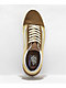 Vans Skate Old Skool Brown Nubuck Leather Canvas Skate Shoes