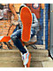 Vans Skate Old Skool Checkerboard White & Orange Skate Shoes - Thumbnail image 3 of 5