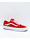 Vans Skate Old Skool Red & White Suede Skate Shoes
