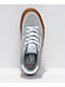 Vans Skate Rowan zapatos de skate de goma blancos y grises