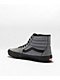 Vans Skate Sk8-Hi Nubuck Washed Blue & Black Skate Shoes - Thumbnail image 2 of 4