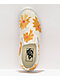 Vans Slip-On Check Floral White & Orange Skate Shoes - Thumbnail image 3 of 4