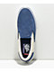 Vans Slip-On Dress Blue & Turtle Skate Shoes - Thumbnail image 3 of 4