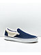Vans Slip-On Dress Blue & Turtle Skate Shoes - Thumbnail image 1 of 4