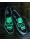 Vans Slip-On Glow-In-The-Dark Skull Skate Shoes