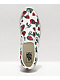 Vans Slip-On Red Roses White Skate Shoes