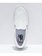 Vans Slip-On Skate White & Reflective Checkerboard Skate Shoes - Thumbnail image 3 of 5