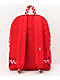 Vans Sporty Realm mochila de cuadros rojos
