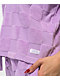 Vans Teri V Neck Lavender Checkered Terry Cloth Polo Shirt - Thumbnail image 4 of 6