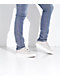 Vans Women's Old Skool V Mushroom & White Skate Shoes - Thumbnail image 3 of 5