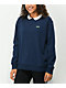 Vans x Brighton Zeuner Navy Long Sleeve Polo Shirt - Thumbnail image 1 of 3