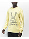 Vans x Daniel Johnston Off The Wall Pale Banana Long Sleeve T-Shirt - Thumbnail image 1 of 2