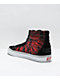 Vans x Stranger Things Sk8-Hi Reissue Black & Red Skate Shoes