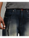 Vitriol Abyss Grime Dark Blue Wash Baggy Jeans - Thumbnail image 4 of 8