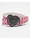 Vitriol Agatha Studded Pink Belt - Thumbnail image 1 of 2