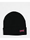 Vitriol Angel Dagger Black & Pink Beanie - Thumbnail image 2 of 2