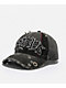 Vitriol Atlas Distressed Black Snapback Hat - Thumbnail image 1 of 3