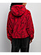 Vitriol Axle Shattered Red Plush Zip Hoodie - Thumbnail image 2 of 3