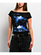 Vitriol Bella Off Shoulder Black Crop T-Shirt - Thumbnail image 3 of 6