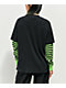 Vitriol Bixie camiseta de manga larga en capas negra y verde