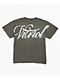 Vitriol Blurred Flowers Vintage Grey T-Shirt - Thumbnail image 3 of 3