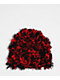 Vitriol Bonham Distressed Black & Red Skully Beanie - Thumbnail image 2 of 2