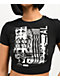 Vitriol Brianna Surreal Black Crop T-Shirt - Thumbnail image 3 of 5