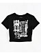 Vitriol Brianna Surreal Black Crop T-Shirt - Thumbnail image 4 of 5
