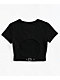 Vitriol Brianna Surreal Black Crop T-Shirt - Thumbnail image 5 of 5