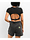 Vitriol Brianna Surreal Black Crop T-Shirt - Thumbnail image 2 of 5