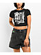 Vitriol Brianna Surreal Black Crop T-Shirt - Thumbnail image 1 of 5