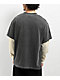 Vitriol Brutal Black & Cream Wash 2fer Long Sleeve T-Shirt - Thumbnail image 2 of 5