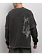 Vitriol Brutal Charcoal 2fer Long Sleeve T-Shirt - Thumbnail image 2 of 5