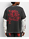 Vitriol Brutal Grey & Off White 2fer Long Sleeve T-Shirt - Thumbnail image 1 of 5