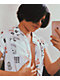 Vitriol Caedia Allover Anime Print White Short Sleeve Button Up Shirt