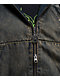 Vitriol Camden Black Wash Denim Crop Hooded Jacket - Thumbnail image 4 of 7