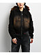 Vitriol Camden Cross Black Wash Crop Hooded Jacket - Thumbnail image 6 of 8